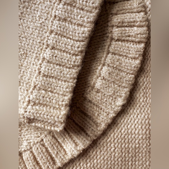 EDUN Alpaca Knit Shrug Cardigan. Size Small. - Picture 5 of 5